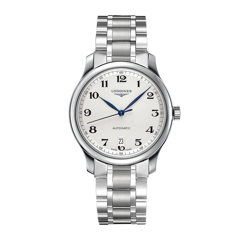 longines浪琴名匠系列钢带男士机械表l26284786
