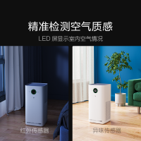 云米互联网空气净化器 家用低躁 除菌除甲醛除尘 APP控制 空气质量精准检测净化器