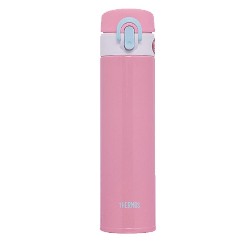 [高挑萝莉风]THERMOS 膳魔师 女士高真空304不锈钢保温杯 JNI-402-POP 400ml 粉色