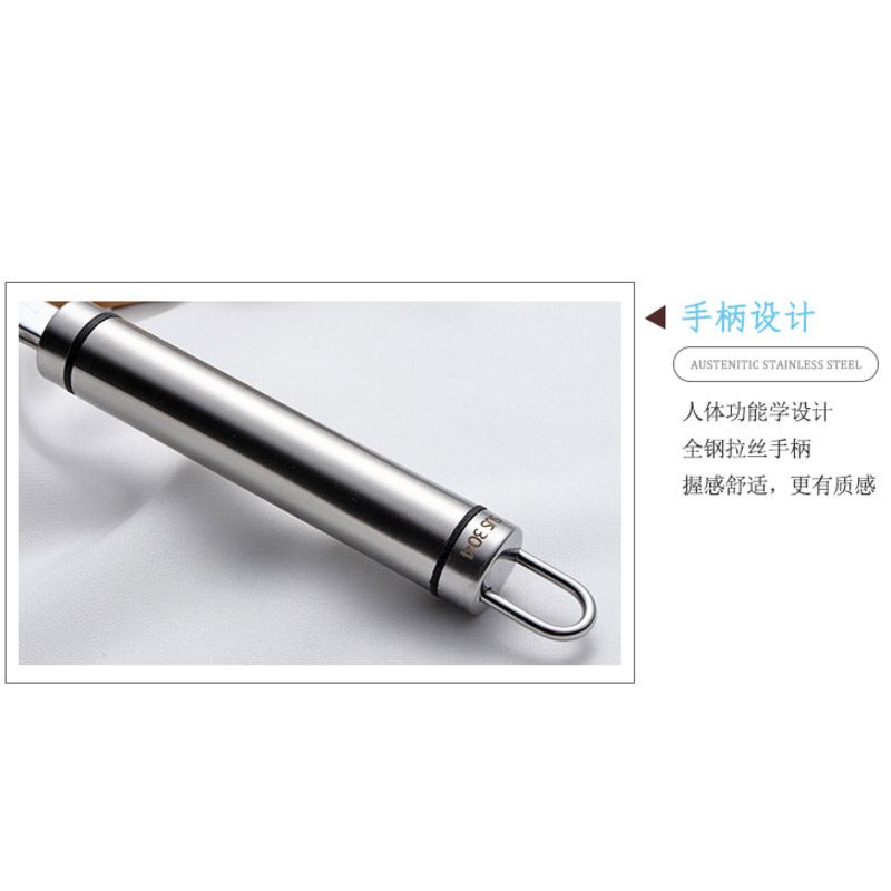 阳光飞歌 304不锈钢手摇大号打蛋器 手动烘焙用具鸡蛋搅拌器 厨房烘焙小工具