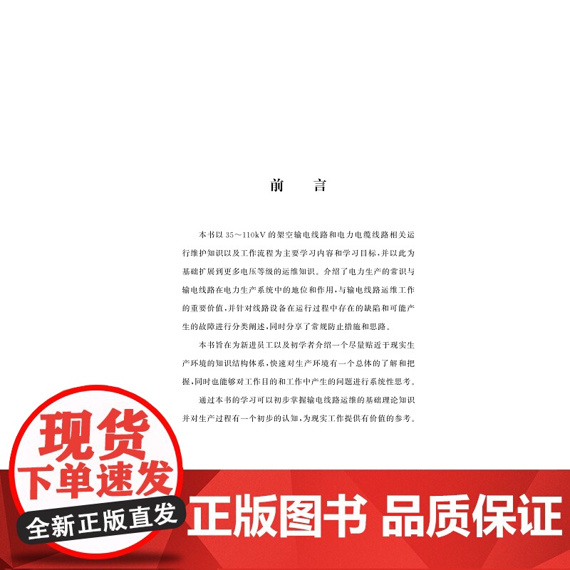 输电线路的运行与维护/丁叶强/浙江大学出版社高清大图