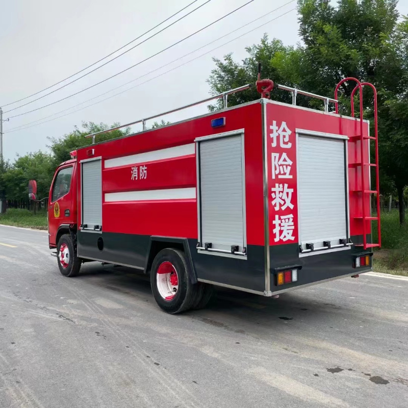 闪马消防车六轮全封闭物业小区社区治安保厂区城管消防车