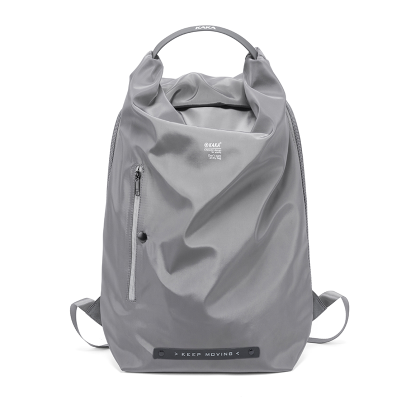 kaka双肩包男时尚潮流大容量休闲旅行包轻便电脑包背包高中大学生书包