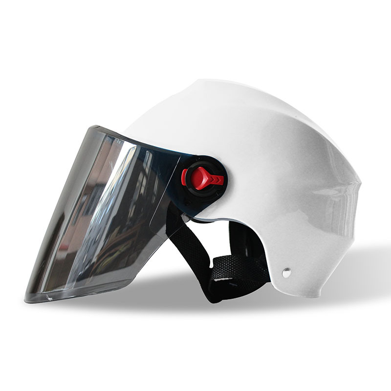 白色均码电动车头盔电瓶车安全头帽男夏季防晒女摩托车轻便四季安全盔