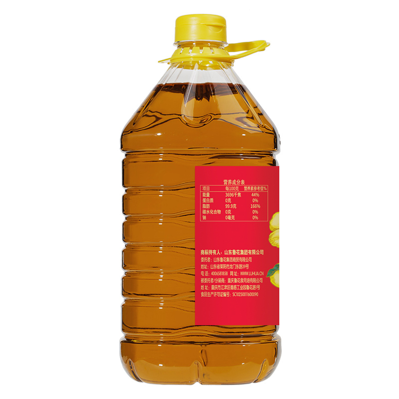 鲁花 天府川香低芥酸菜籽油 食用油 5L/桶