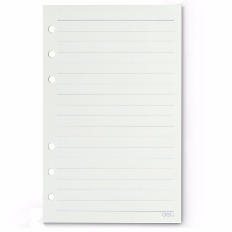 得力活页笔记本替芯a6尺寸10本包