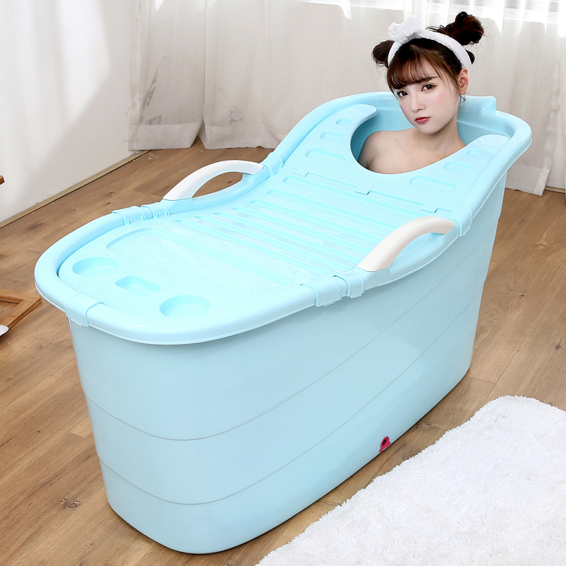 浴桶成人塑料洗澡桶加厚家用泡澡桶大号洗澡盆沐浴桶大人浴盆浴缸