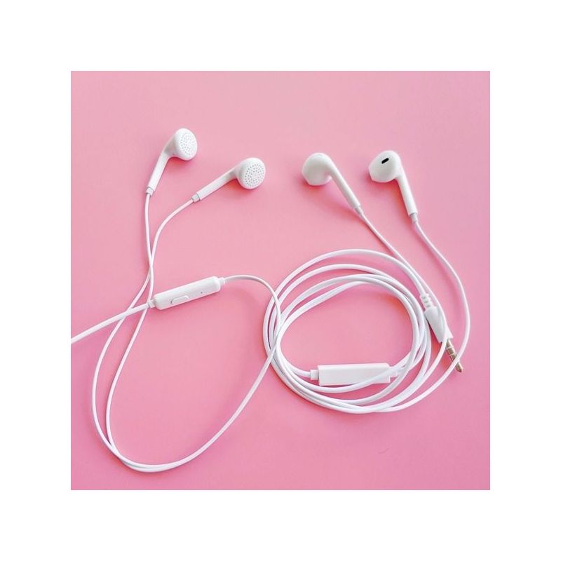 vbnm两副装耳机通用vivo华为oppo苹果入耳式女学生耳机线手机耳机