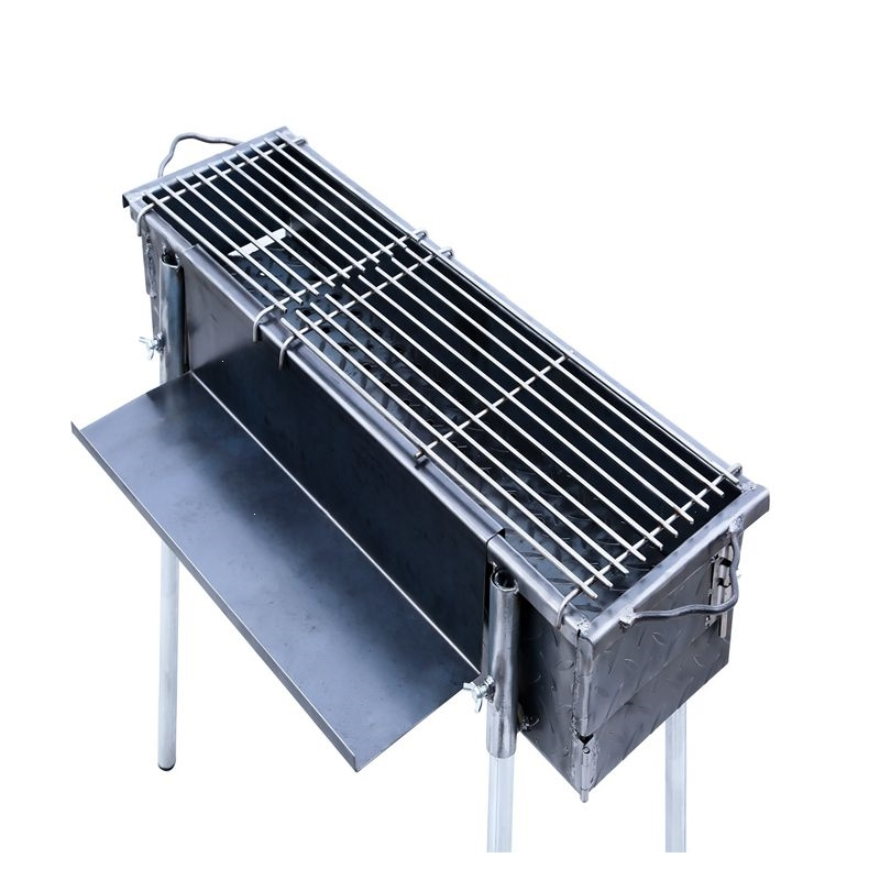 烧烤炉家用户外木炭5人以上全套加厚烧烤架商用摆摊大号烤串架子视频