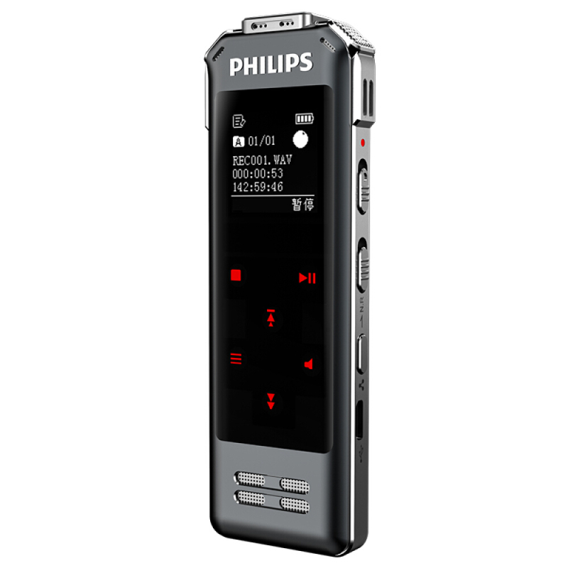 飞利浦(PHILIPS)录音笔 VTR8062 专业录音笔 实时翻译 语音转文字