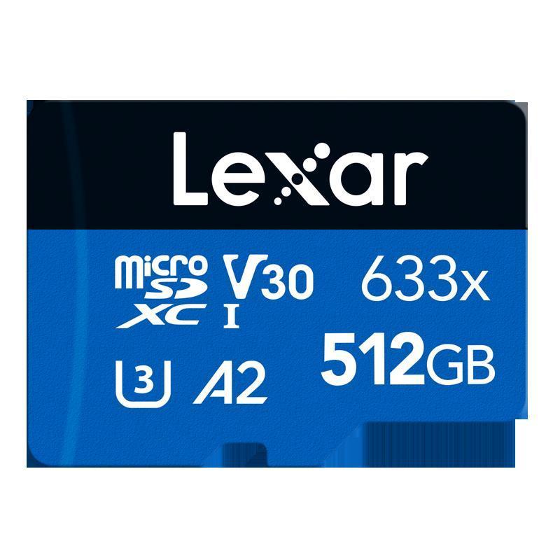 雷克沙(Lexar)512GB TF卡读100MB/s写70MB/s手机内存卡 U3/V30存储卡Micro SD卡