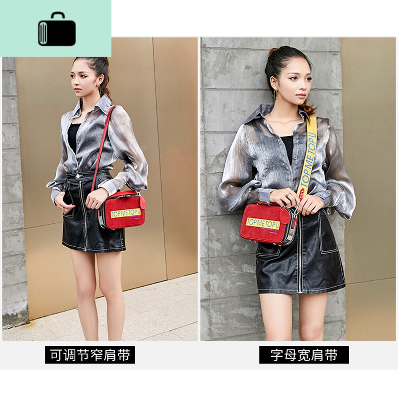 网红包包女2019新款2020学生韩版宽带斜挎包单肩相机包时尚小方包NEW LAKE女斜挎包