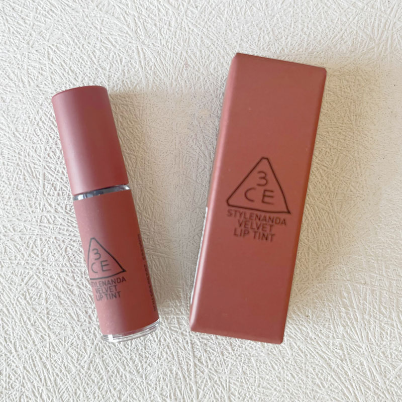 3ce/三熹玉 丝绒唇釉 粉黛哑光显白口红豆沙色红梨色奶茶色砖红高清大图
