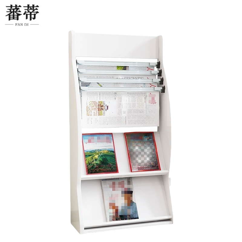 蕃蒂资料架白色个