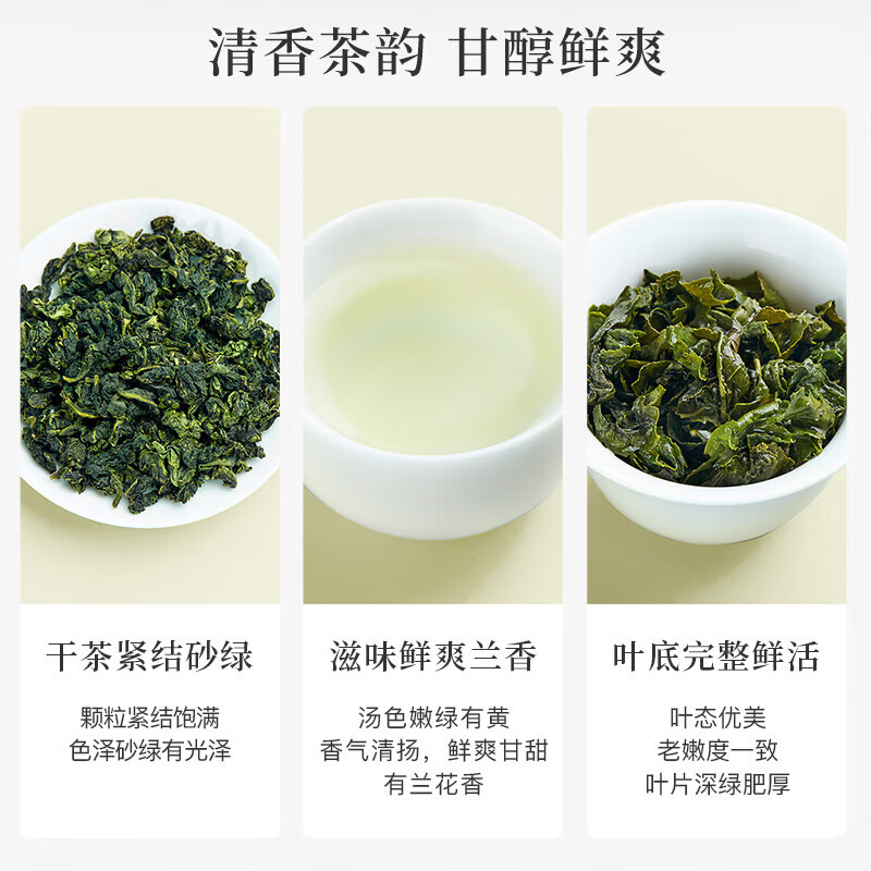 八马茶业乌龙茶 安溪铁观音清香型二级252g 礼盒装茶叶送礼高清大图