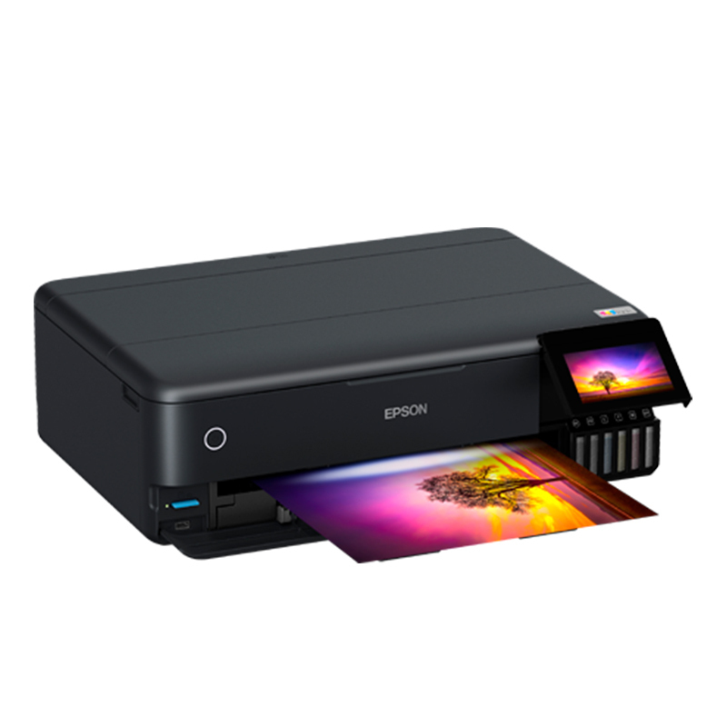 爱普生(EPSON)L8188 A3+6色彩色喷墨连供高端墨仓式照片打印机打印复印扫描三合一一体机无线WIFI打印专业照片文档相馆图片打印机替代L1800 套餐二