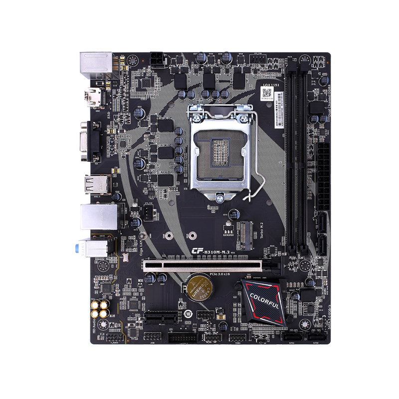 七彩虹战斧H310M-M.2魔音版 V21 游戏主板+intel 奔腾 G5420