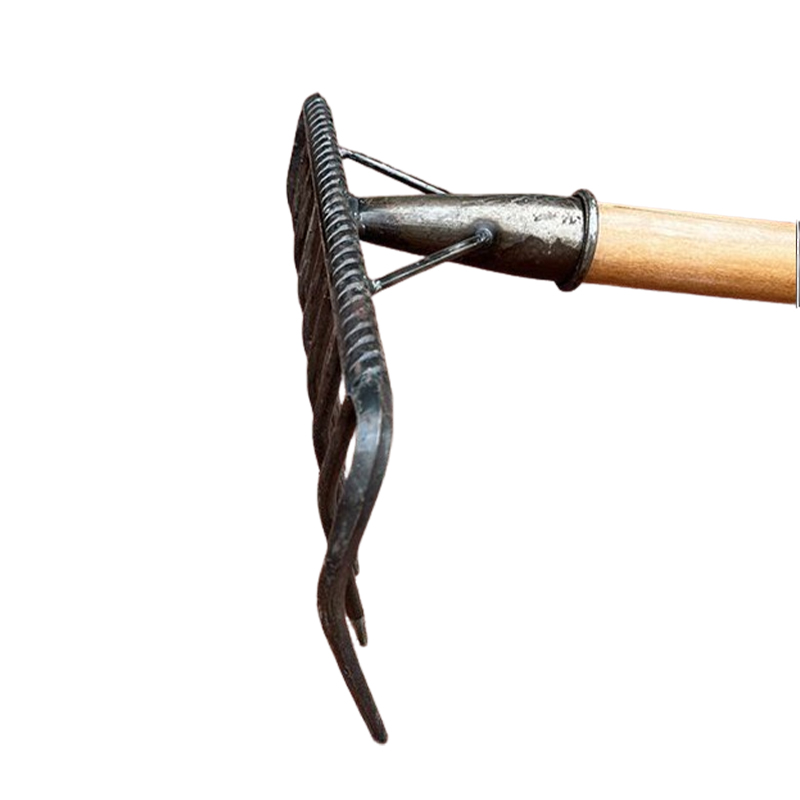 心梦同行 15齿槐木柄钉耙多齿耙子农用铁耙 2725/把高清大图