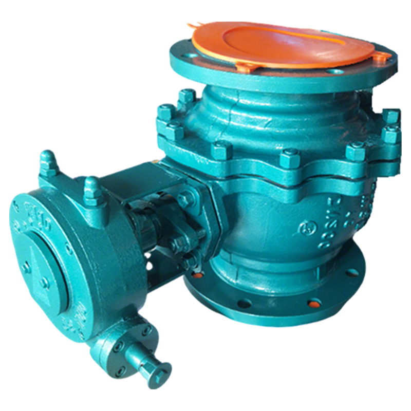 卫未来 涡轮衬氟球阀 DN100 个高清大图