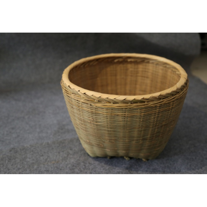 箩筐竹编收纳筐手工箩筐竹簸箕小竹筐收纳筐鸡蛋竹萝茶叶萝