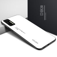 华为p40手机壳p40pro保护套玻璃硅胶渐变个性创意全包防摔男女款 亮面白(无赠品) 华为p40