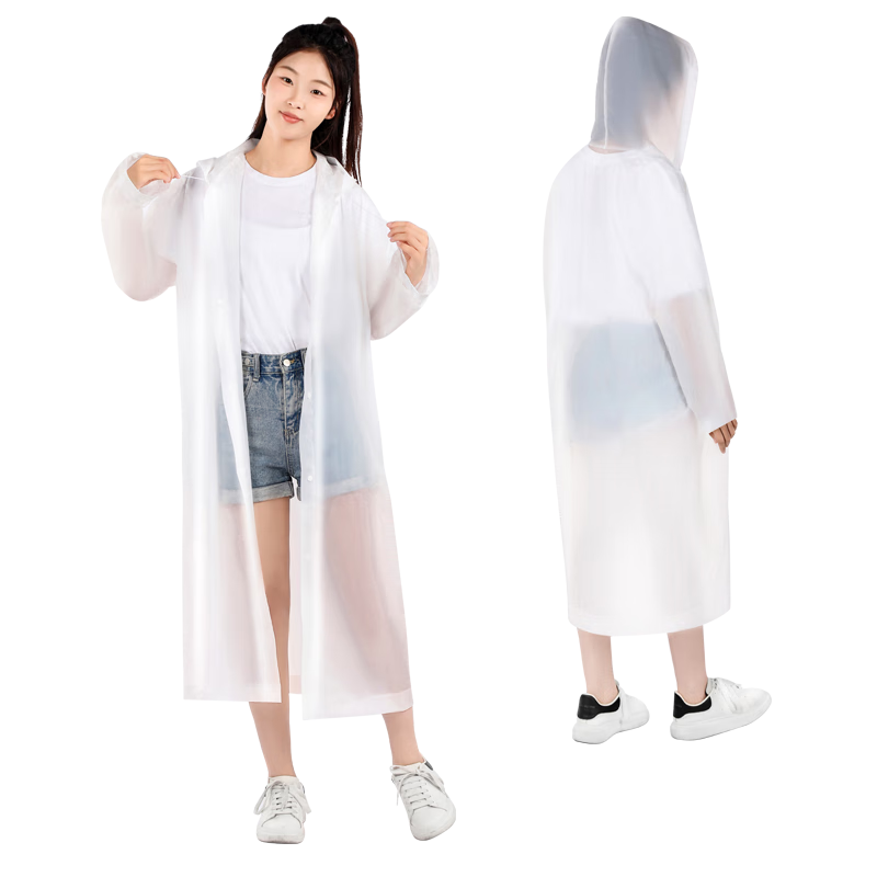 万公里 SW8027 一次性雨衣 长150cm(单位:件)白色