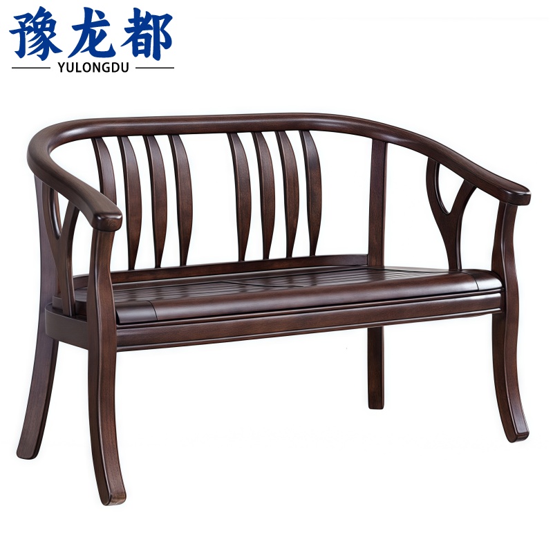 豫龙都 实木沙发双人位 张高清大图