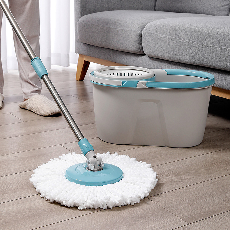 美丽雅不锈钢旋转拖把超细纤维拖把头国产高效清洁旋转设计高清大图