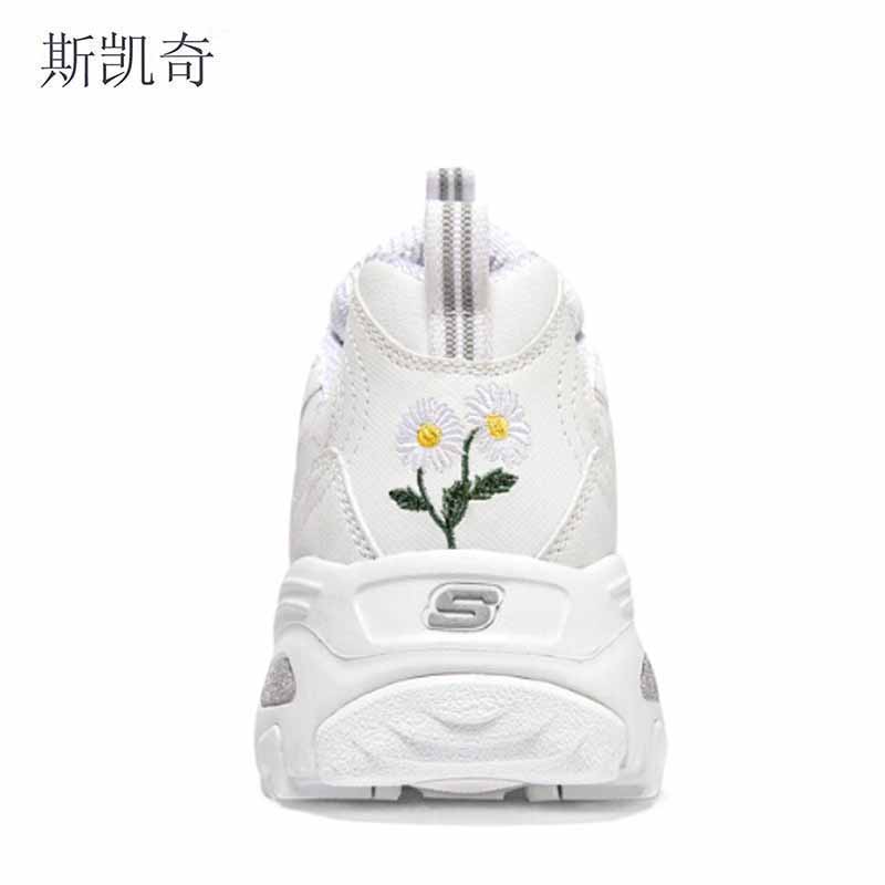 斯凯奇 女春秋耐磨老爹鞋 896180/WHT-8 双高清大图