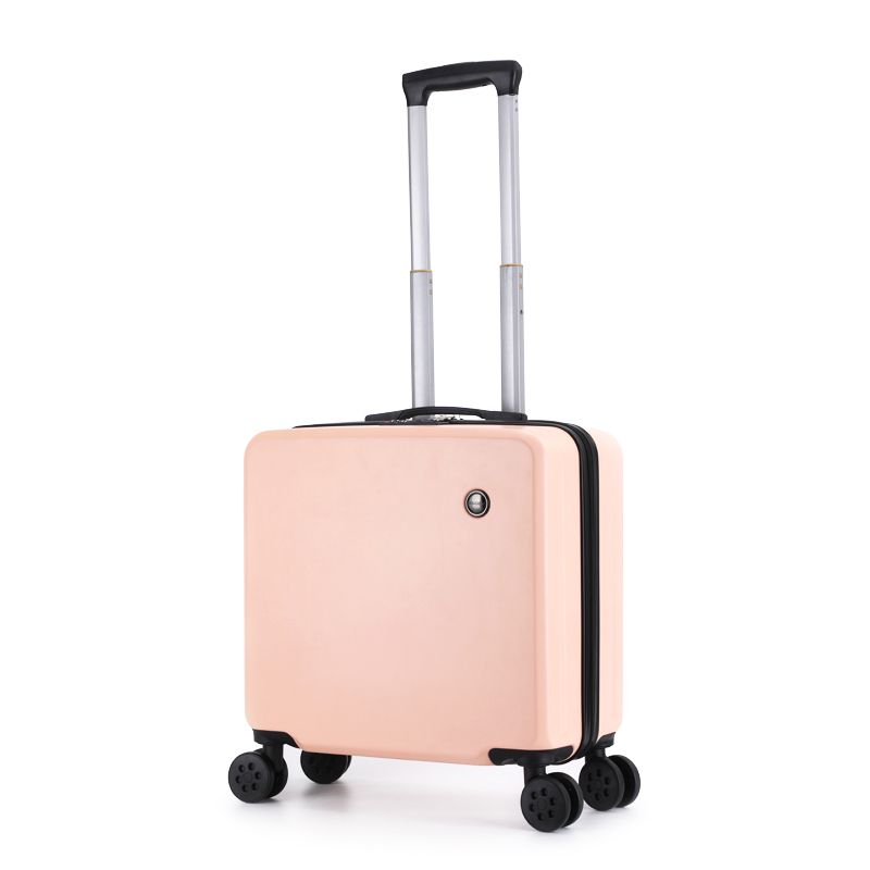 小行李箱女18寸短途旅行箱男20寸登机拉杆箱时尚潮流密码箱子纯色