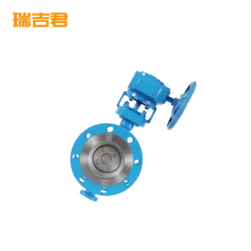 瑞吉君 法兰铸钢蝶阀 DN80 个高清大图