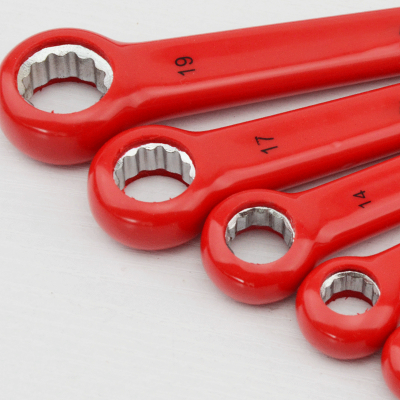 LBYZY 电工绝缘工具耐高压扳手 梅花扳手10mm
