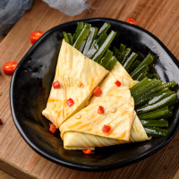 卜珂零点 夹心豆皮卷320g/500g 两种口味 海带脆菇 麻辣风味豆制品独立包装即食零食