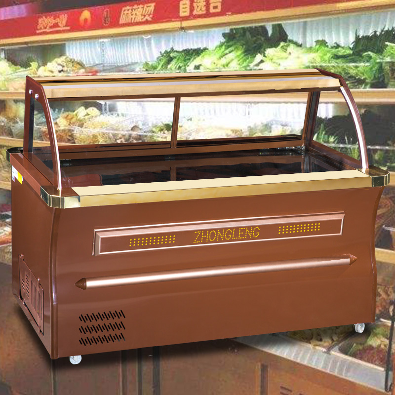 五洲伯乐(WUZHOUBOLE)SWD-1680 856升熟食柜 鲜肉鸭脖肉食卤菜保鲜 冷藏冷冻柜 商用展示柜卧式点菜柜