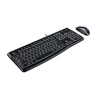 罗技（Logitech）MK220无线键鼠套装台式机笔记本家用办公商务通用紧凑防泼溅设计美观耐用 黑色