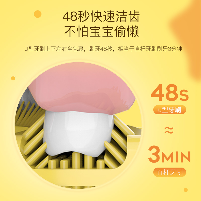 苏宁极物小企鹅儿童牙刷高清大图