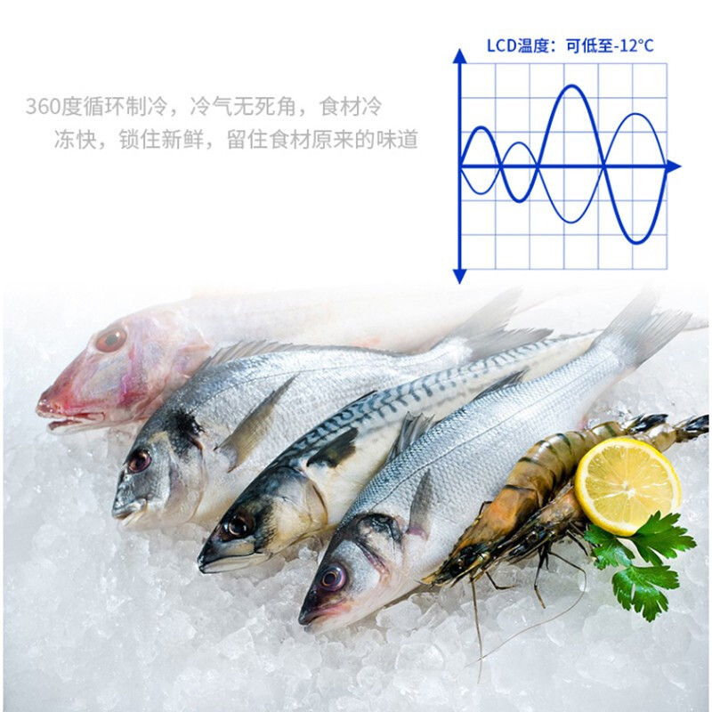 美菱(MELING)1.8米商用厨房工作台冷柜 不锈钢操作台 卧式全冷藏款工作台