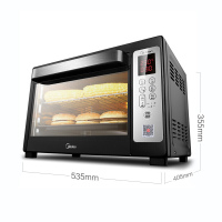 美的（Midea） 电烤箱 T7-L384D 家用多功能烤箱智能电烤箱38升大容量小京鱼APP控制；上下加热；旋转烤叉
