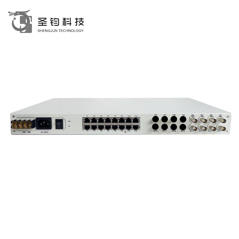 圣钧科技32路光综合接入设备16E1高清大图