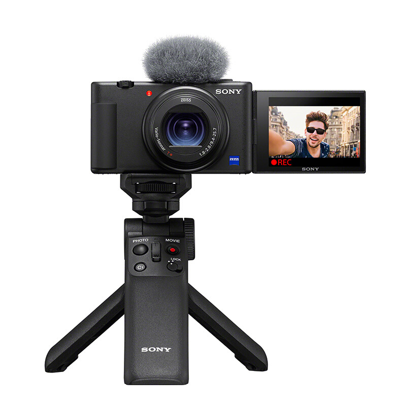 索尼(SONY) Vlog camera ZV-1 无线蓝牙手柄套装 数码相机 3英寸屏 约2010万像素