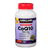 [心脏源动力]科克兰 Kirkland 辅酶Q10胶囊 高浓度300mg100粒 呵护心脏健康 调节三高 美国原装进口