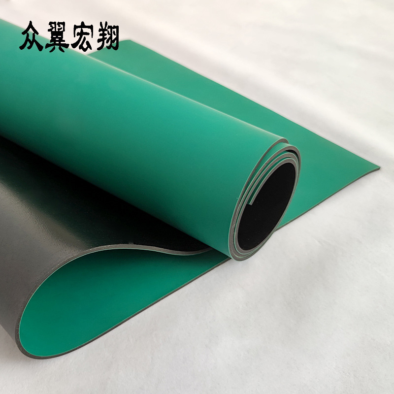 众翼宏翔 防静电橡胶板 绝缘橡胶垫 2mm kg高清大图
