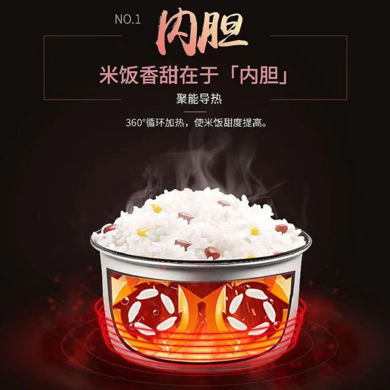 长虹CFB-16F5迷你公主煲300W家用多功能可蒸可煮电饭煲1.6L(一箱8台)