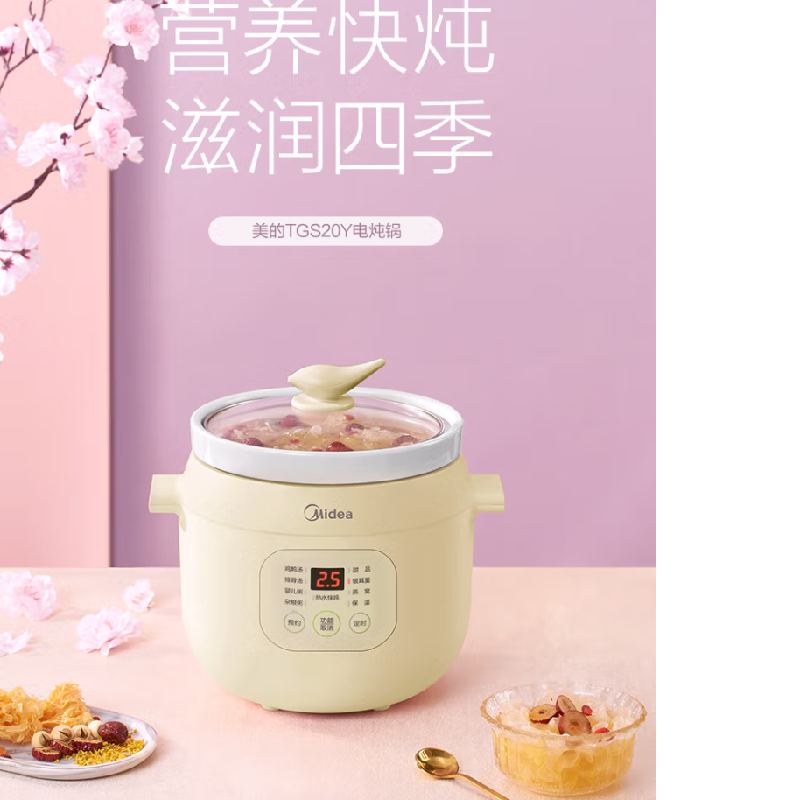 美的(Midea)电炖锅TGS20Y 2L