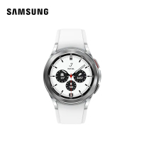 三星 SAMSUNG Galaxy Watch4 Classic 智能手表 Wear OS系统 蓝牙通话 42mm 雪川银