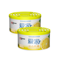 爱家固体清香剂(柠檬)70g(2盒装)