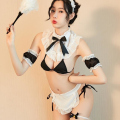 长夜漫漫情趣内衣女 性感女佣女仆办公制服诱惑OL套装代发1386
