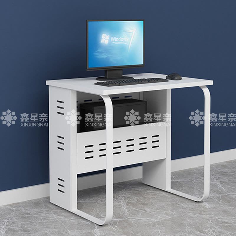 鑫星奈 钢架电脑桌培训桌机房电脑桌学习桌课桌 单人位B款图片