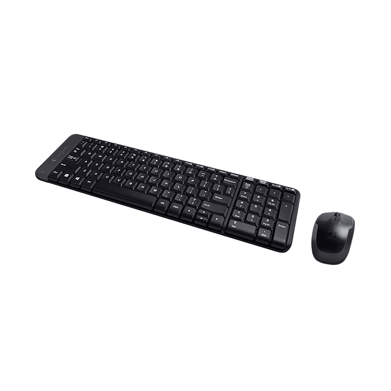 罗技(Logitech)MK220 键鼠套装 无线键鼠套装 办公键鼠套装 黑色 带无线2.4G接收器