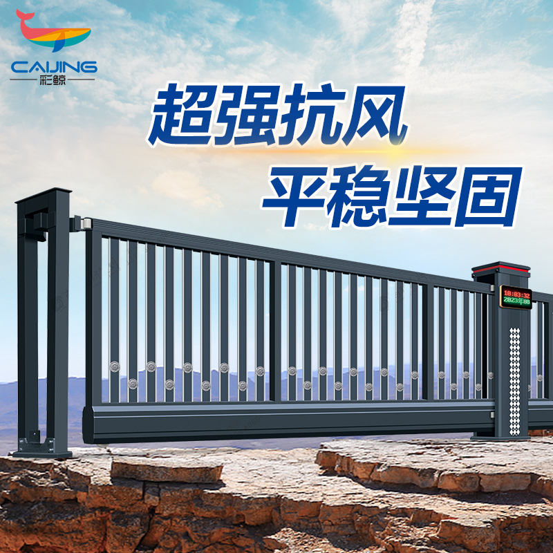 彩鲸(CAIJING)CJ-XFM7800智能电动悬浮门平移门工厂单位电动大门